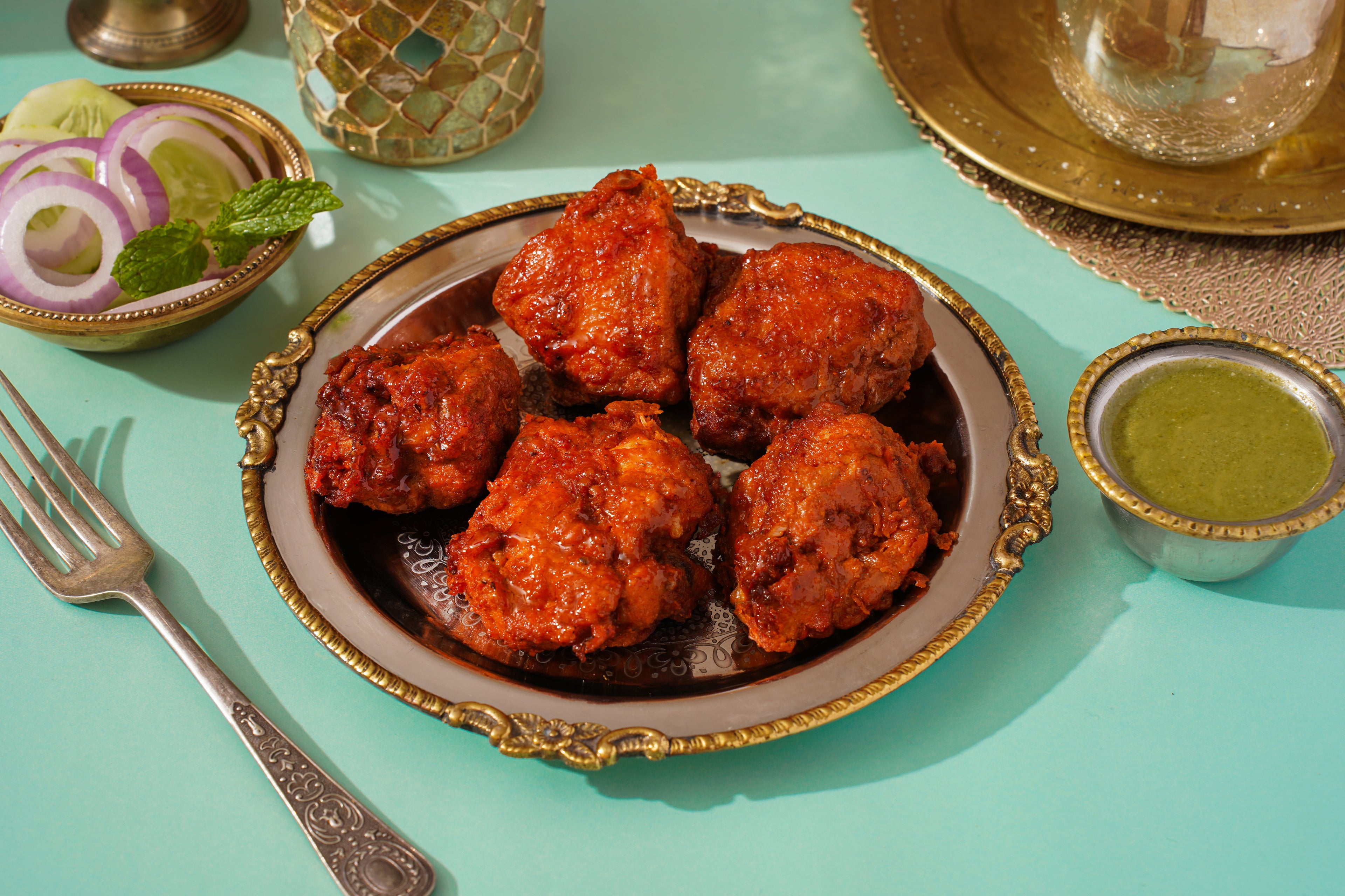 Chicken Kebab with Bone Fried to Perfection